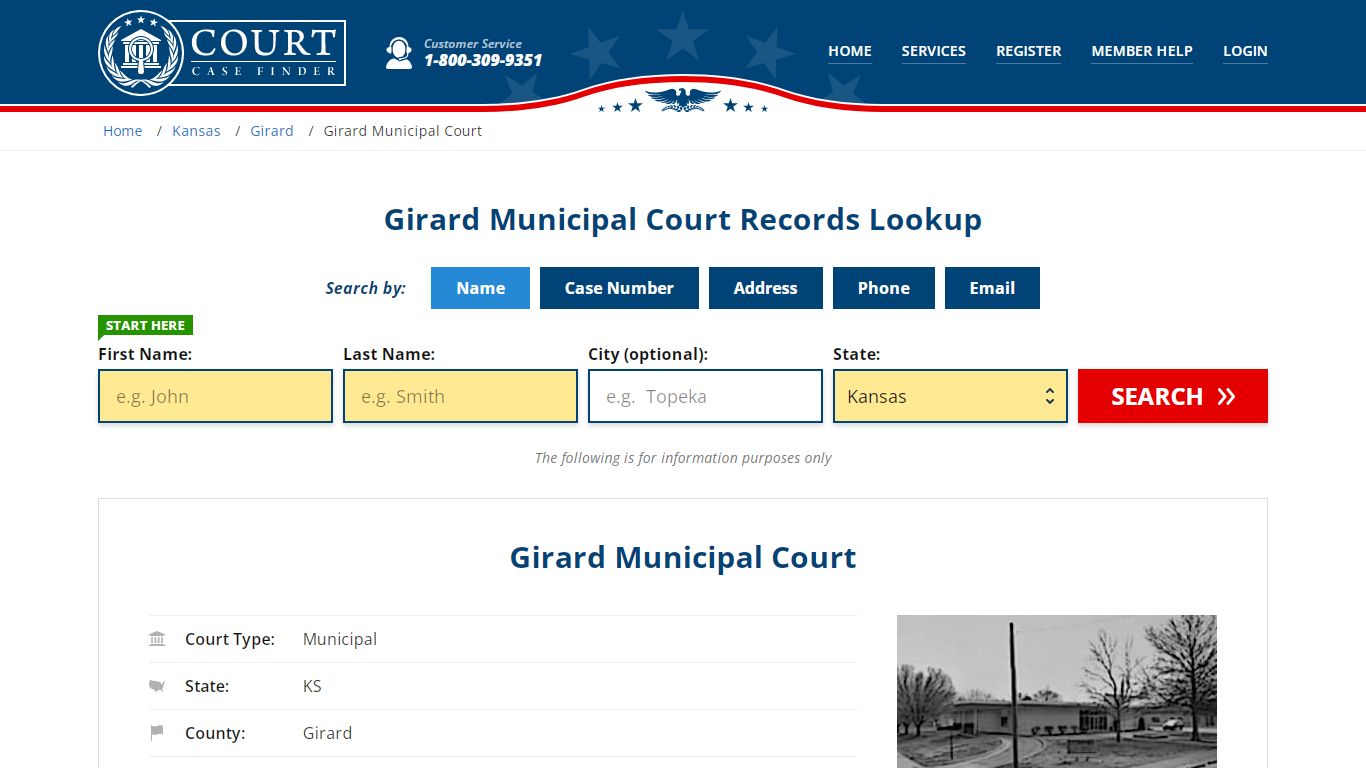 Girard Municipal Court Records Lookup - CourtCaseFinder.com